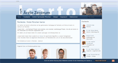 Desktop Screenshot of facharzt-zentrum-isartor.de