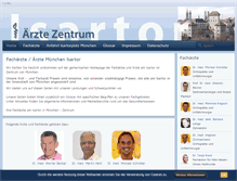 Tablet Screenshot of facharzt-zentrum-isartor.de